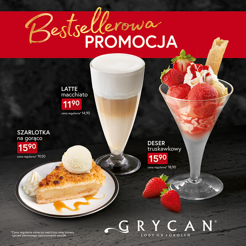 Bestsellerowa promocja w Grycan!
