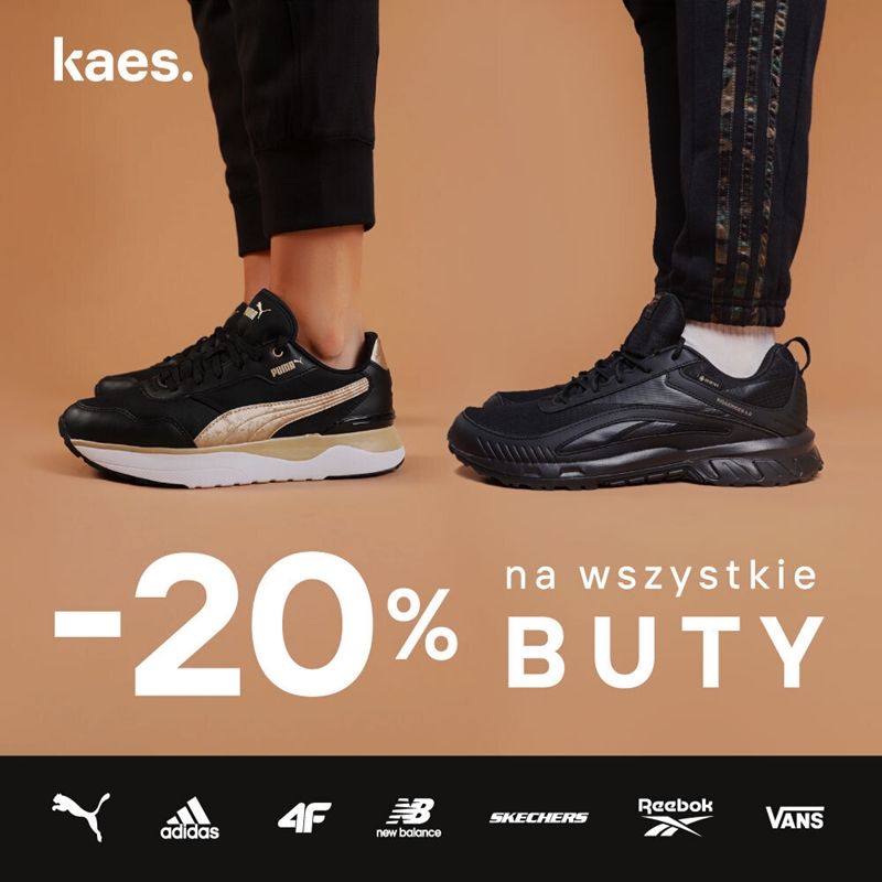 kaes: promocja obuwie-20% rabatu
