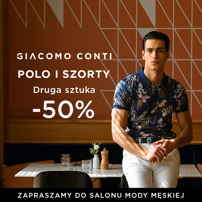 Giacomo Conti: Polo szorty -50% druga sztuka