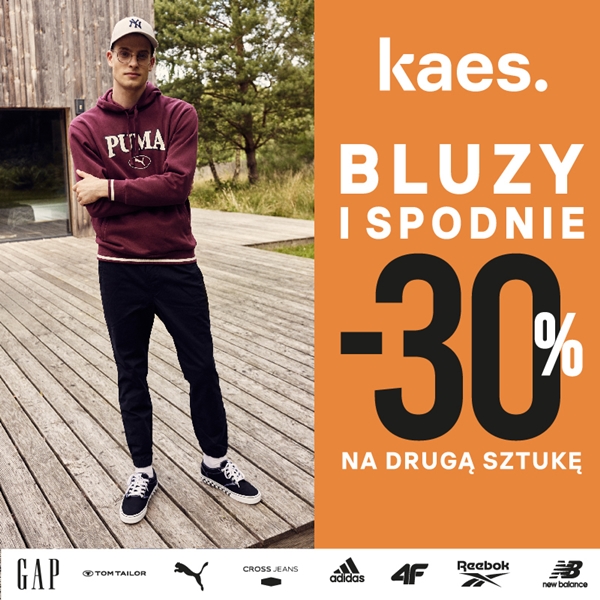 kaes.: bluzy i spodnie -30% na drugą sztukę