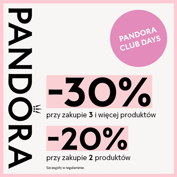 Pandora: ofercia CLUB DAYS