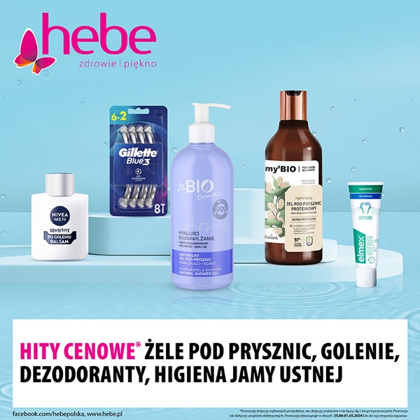 Hebe: higiena osobista - hity cenowe w hebe!