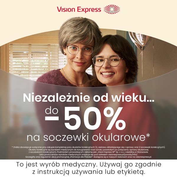 Vision Express: promocja dla Pokoleń