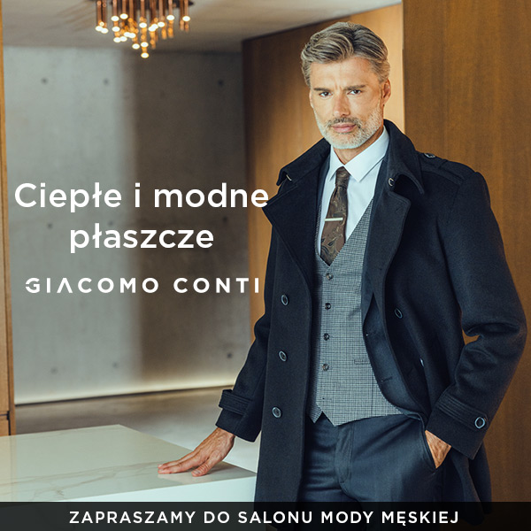 Ciepłe płaszcze męskie w Giacomo Conti