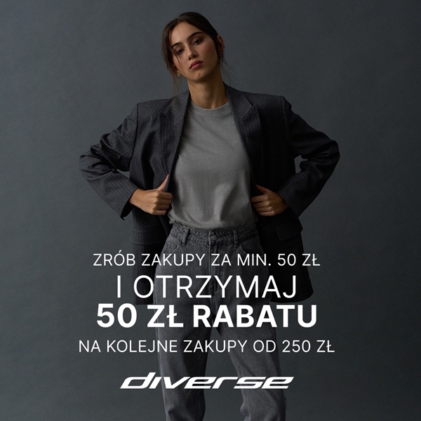 Diverse: 50 zł rabatu