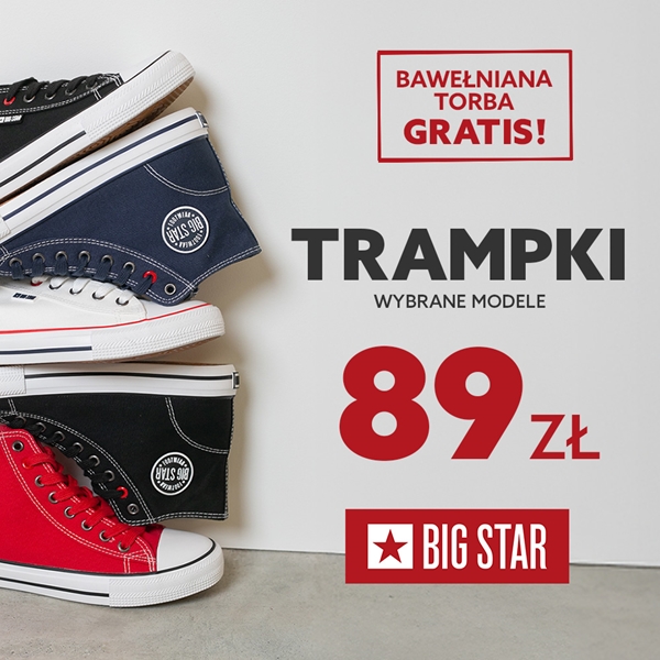 Big Star: promocja na trampki za 89 zł