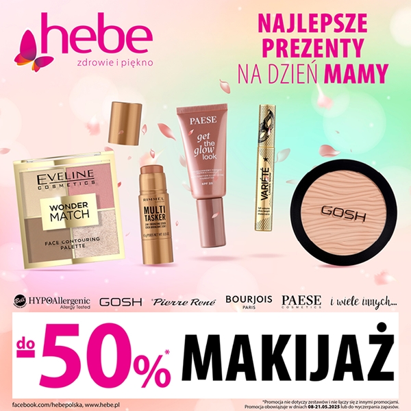 hebe: makijaż do -50%