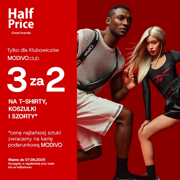 HalfPrice: 3za2 na t-shirty, koszulki i szorty