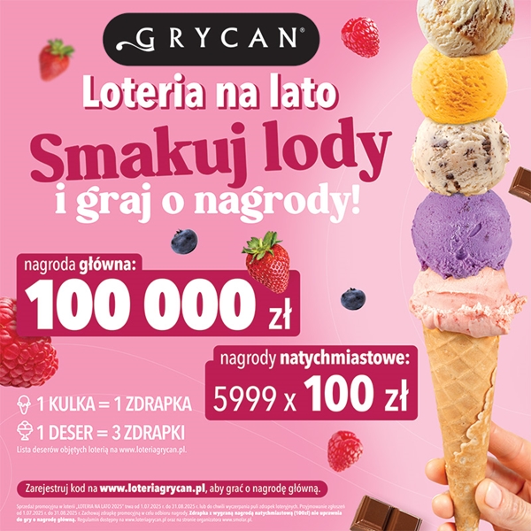 GRYCAN: Loteria na lato!