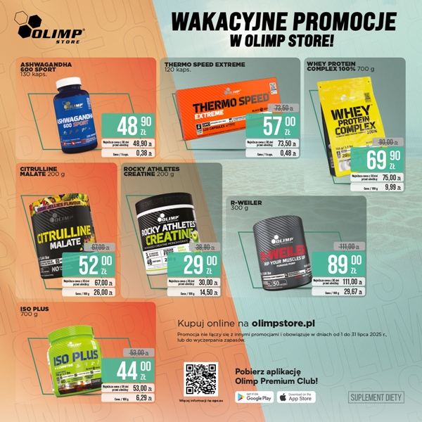 Wakacyjne promocje w Olimp Store - Lipiec 2025