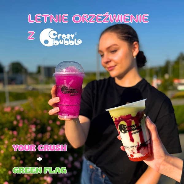 Letnie orzeźwienie? Tylko z Crazy Bubble!