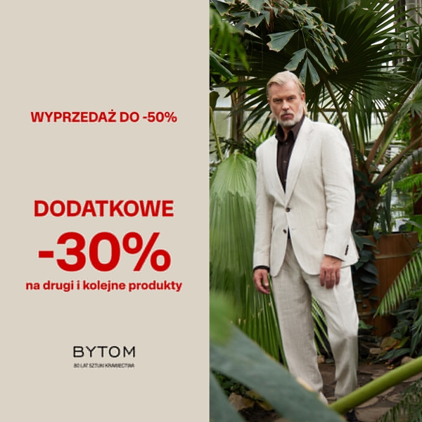 Bytom: wyprzedaż do -50%