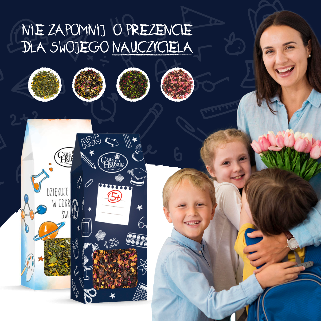 W salonie Czas na Herbatę trwa akcja Dzień Nauczyciela!