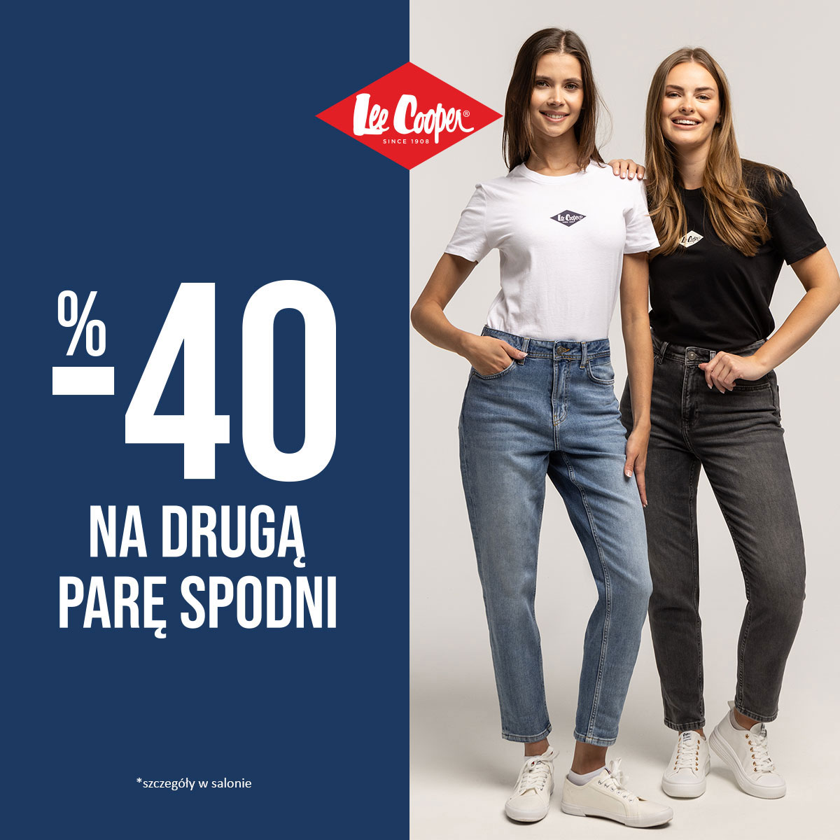 Lee Coper: -40% na drugą parę spodni!