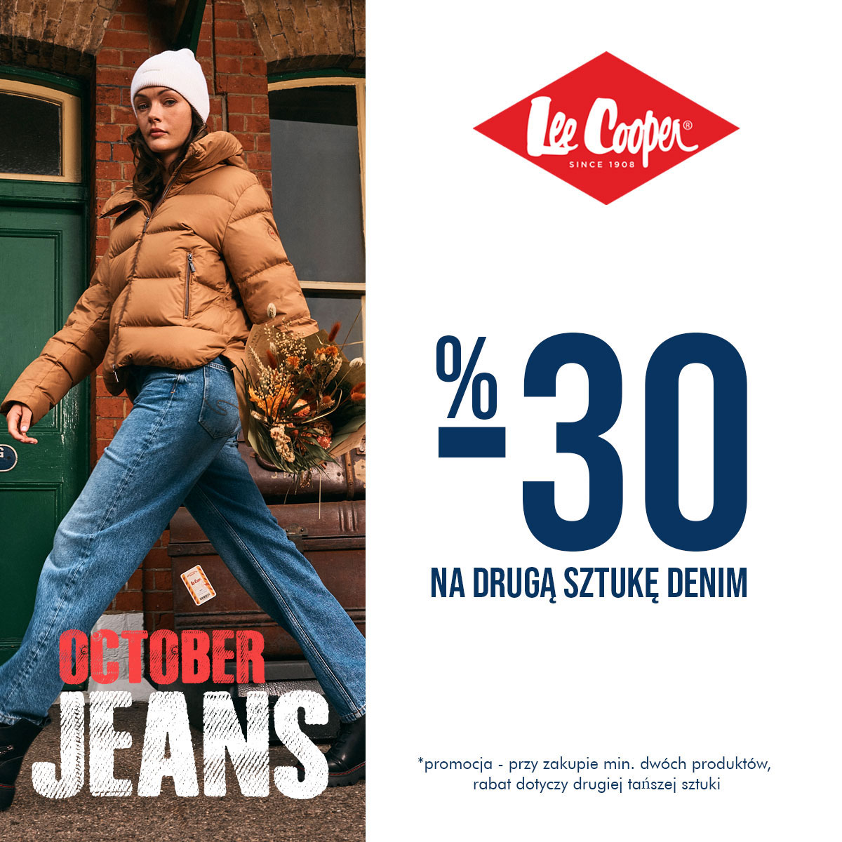 -30% na drugą sztukę denim w Lee Cooper