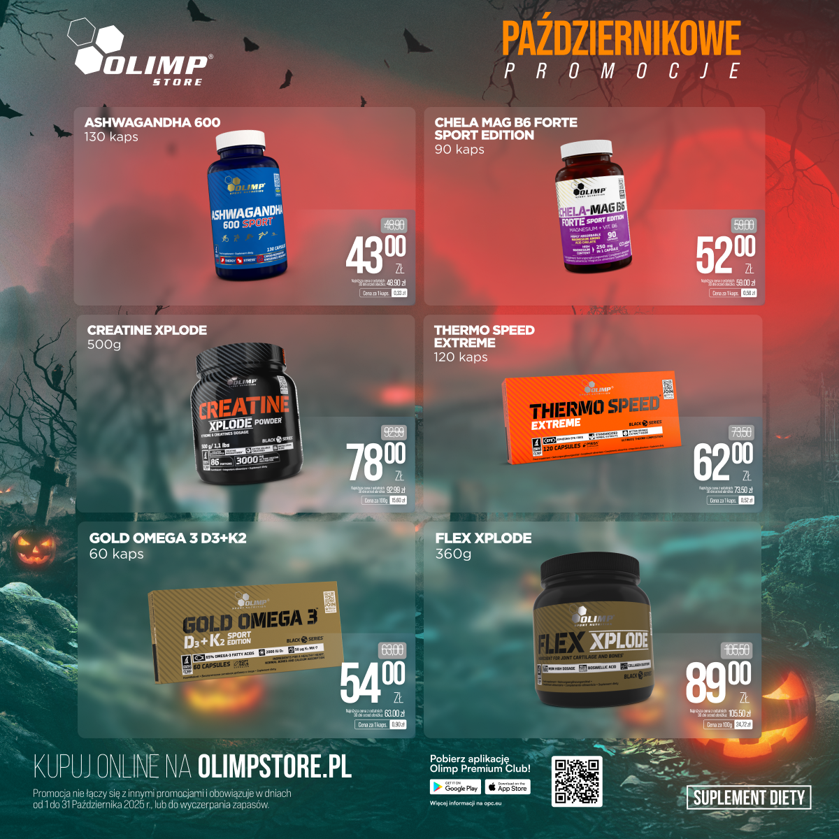Październikowe Produkty Miesiąca od Olimp
