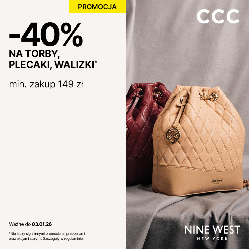 - 40% na TORBY, PLECAK, WALIZKI