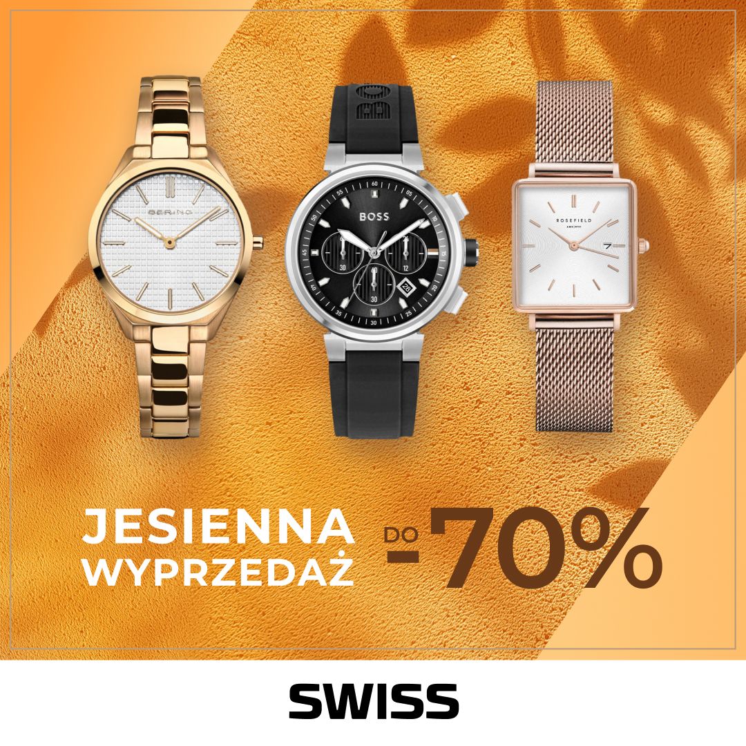 Jesienna Wyprzedaż już trwa – Zegarki do -70%