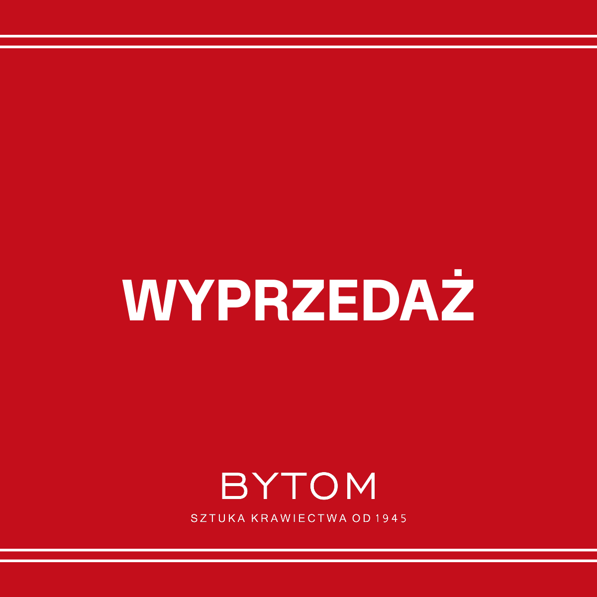 Wyprzedaż w salonie Bytom!