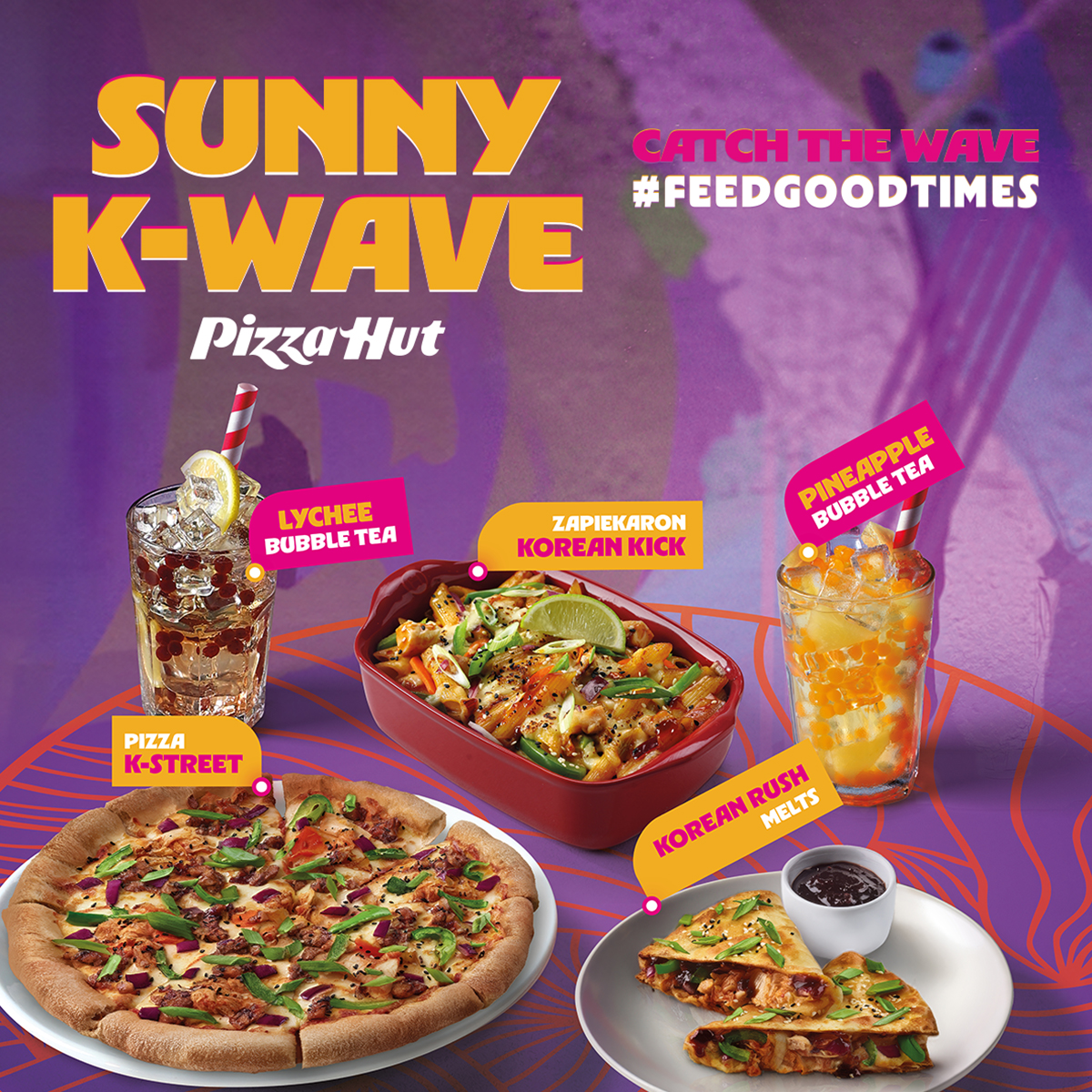 PIZZA HUT: sunny k-wave - nowe menu sezonowe