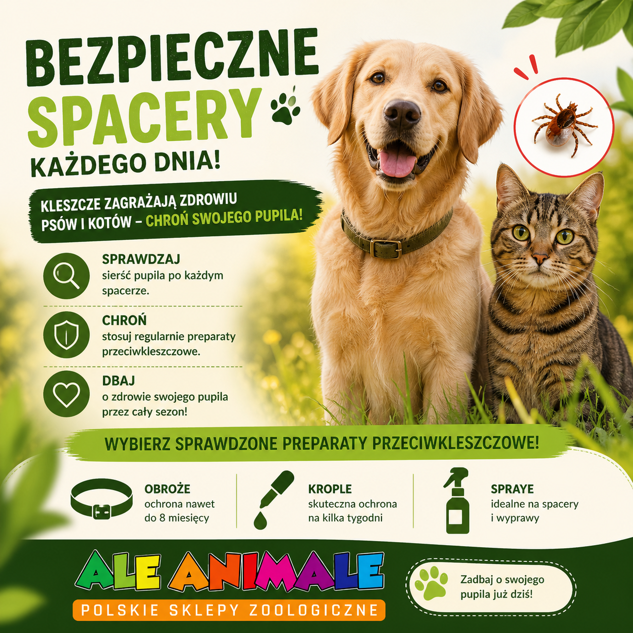 ALE ANIMALE: bezpieczne spacery każdego dnia