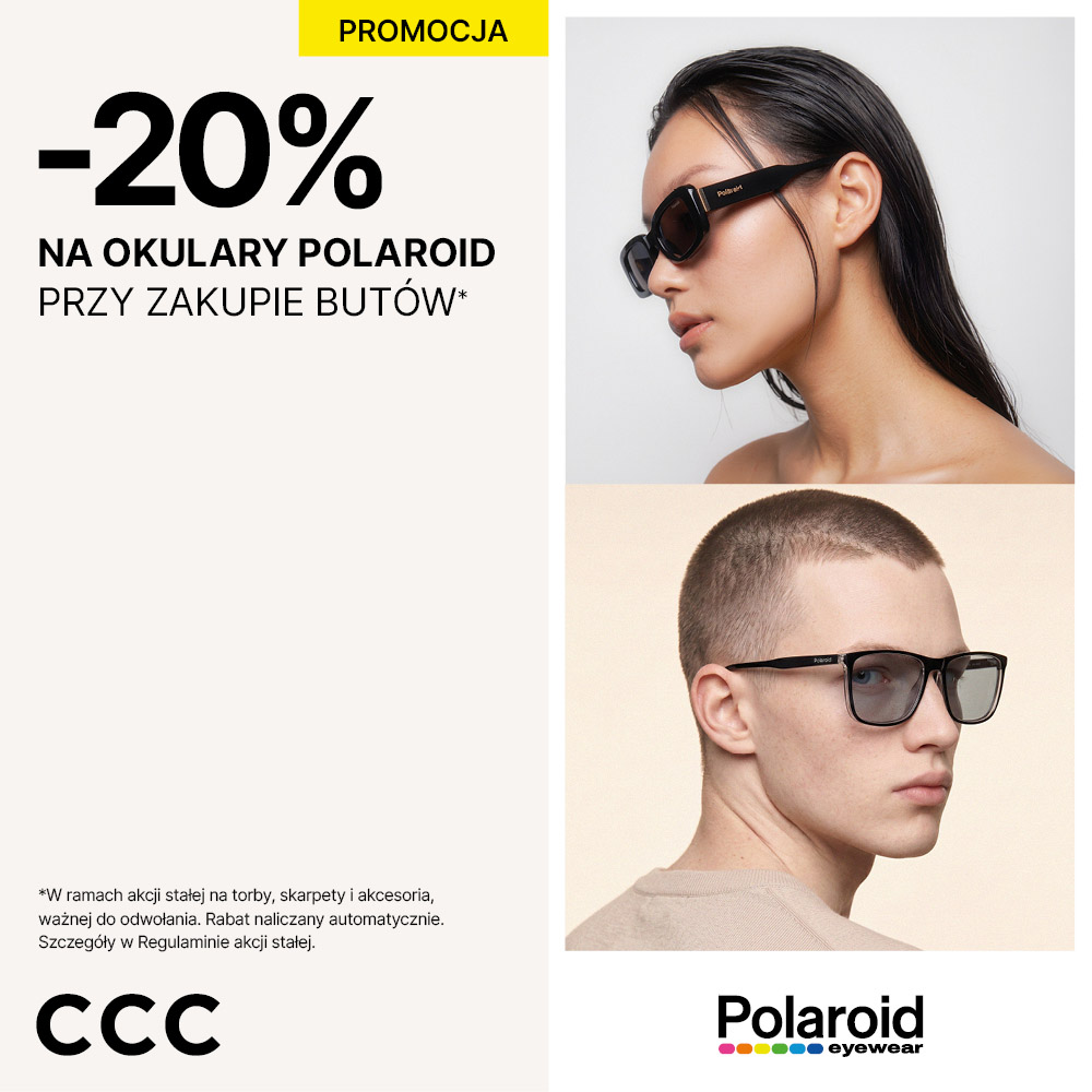 CCC: przy zakupie butów -20% rabatu na okulary Polaroid